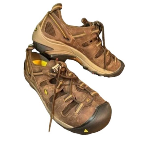 Keen Men’s Lansing Utility Steel Toe Low Hiker Shoe Size 13D - Picture 1 of 14